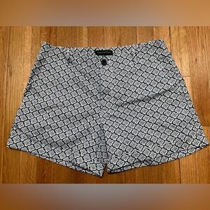 White and Black Banana Republic Shorts